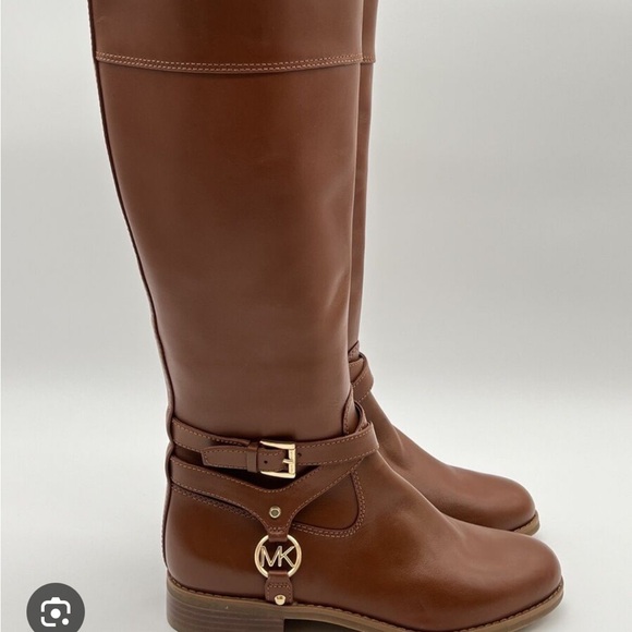 Michael kors boots deep brown worn 4x - Picture 2 of 7